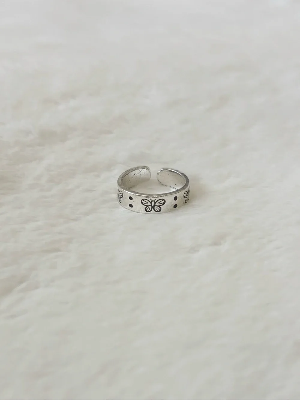 5/$15 🩷 MUST BUNDLE Silver Butterfly Ring